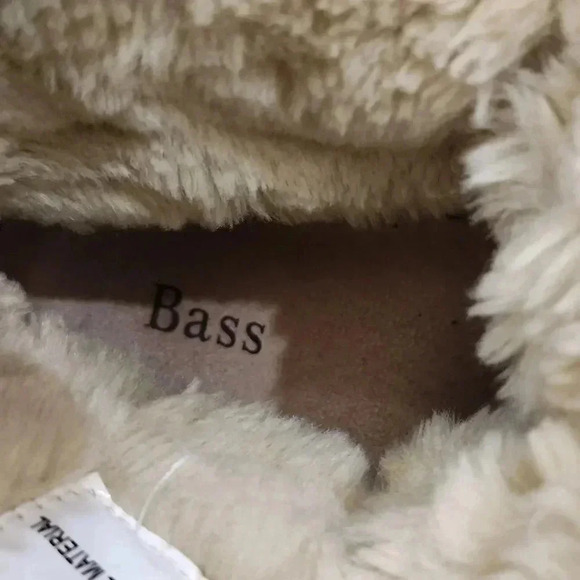 VINTAGE BASS Carmel Suede Pinnacle Faux Fur Boots Womens 8 - Picture 4 of 7